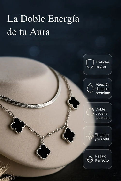 Collar Aura Dual Bloom – La Doble Energía de tu Aura