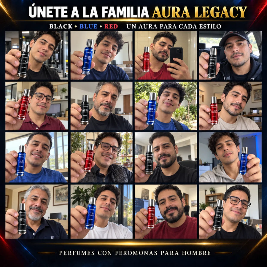 Aura Legacy - Perfume que Activa tu lado más Irresistible