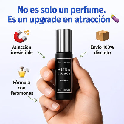 Aura Legacy – El Perfume que Activa tu Atracción