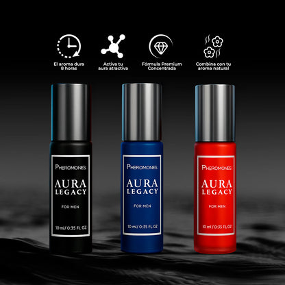 Aura Legacy – El Perfume que Activa tu Atracción